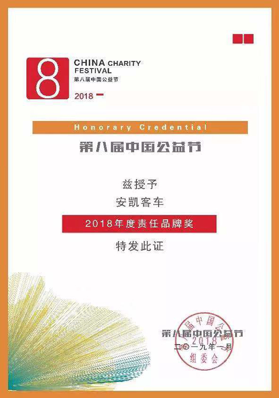 2018年中國(guó)公益節(jié)責(zé)任品牌獎(jiǎng)